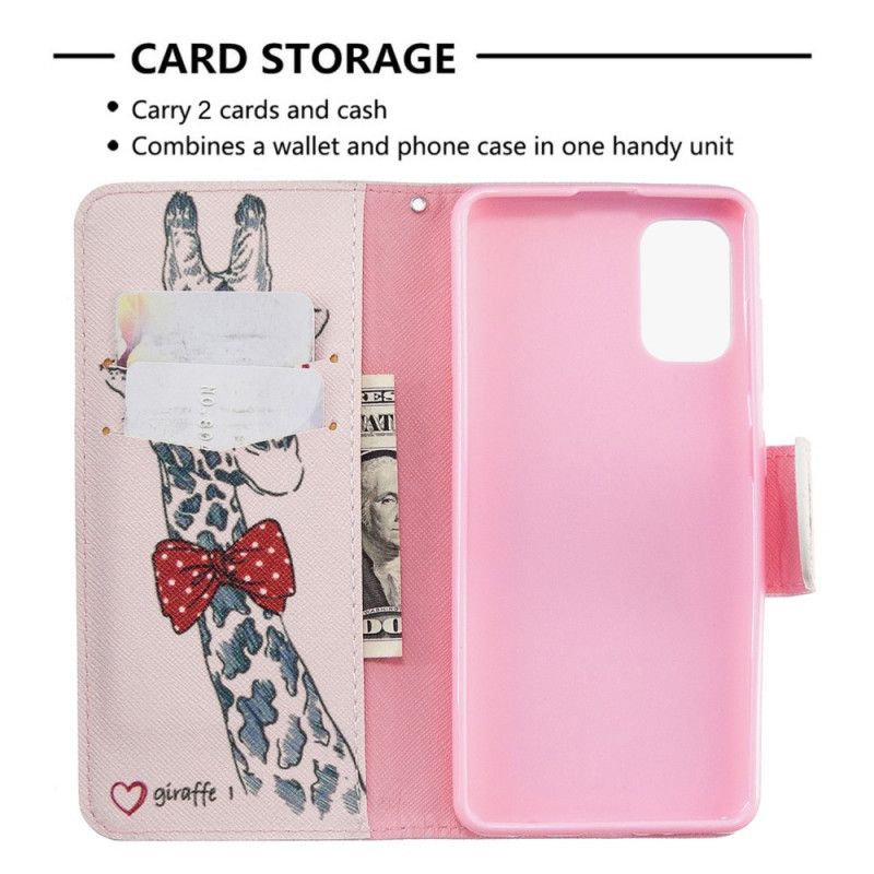 Flip Case Leren Samsung Galaxy A41 Nerdgiraf