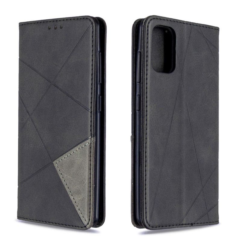 Folio-hoesje Samsung Galaxy A41 Grijs Zwart Kunstenaarsstijl