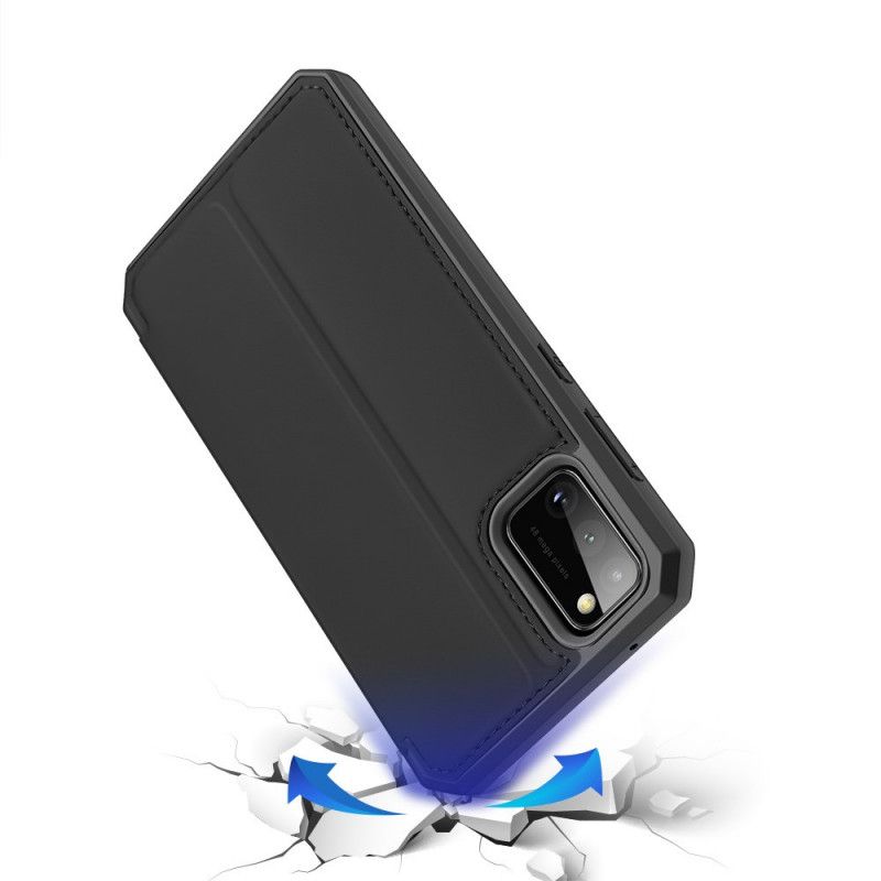 Folio-hoesje Samsung Galaxy A41 Roze Zwart Telefoonhoesje Huid X Serie Dux Ducis