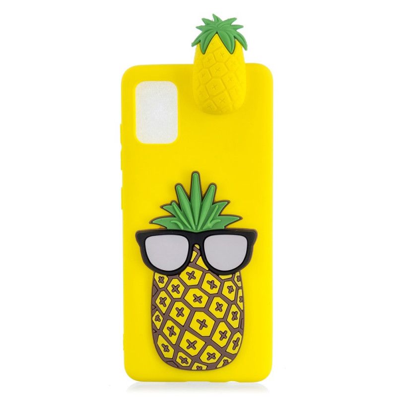 Hoesje Samsung Galaxy A41 Coole 3D Ananas