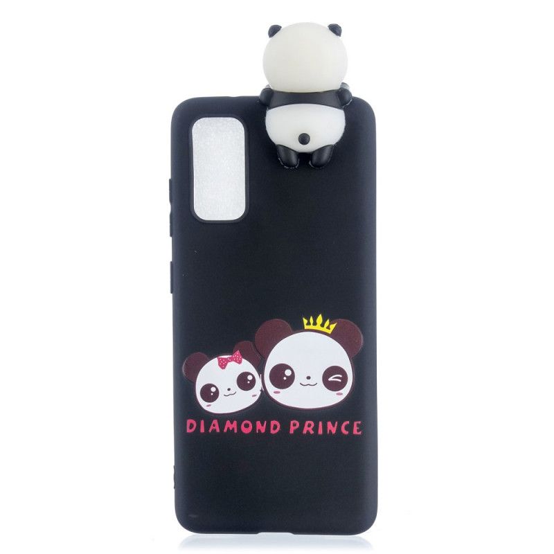 Hoesje Samsung Galaxy A41 Donkerblauw 3D Superpanda