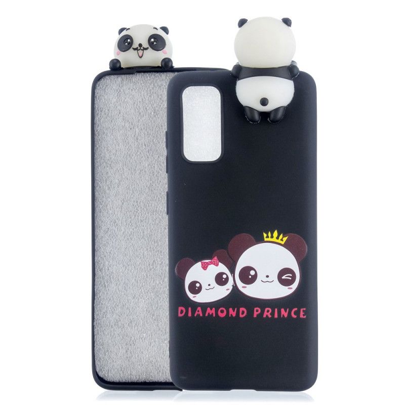 Hoesje Samsung Galaxy A41 Donkerblauw 3D Superpanda
