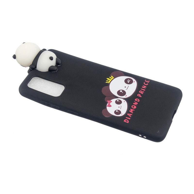 Hoesje Samsung Galaxy A41 Donkerblauw 3D Superpanda