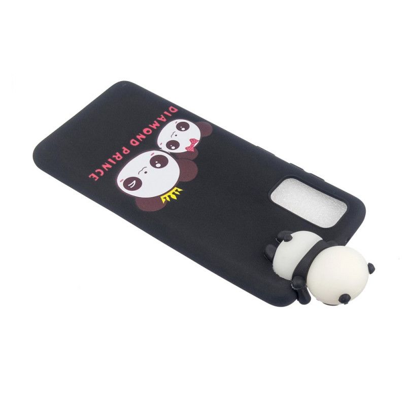 Hoesje Samsung Galaxy A41 Donkerblauw 3D Superpanda