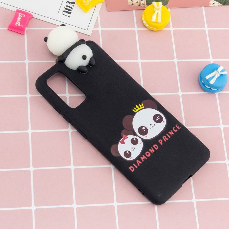 Hoesje Samsung Galaxy A41 Donkerblauw 3D Superpanda