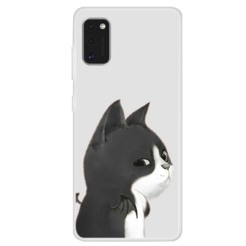 Hoesje Samsung Galaxy A41 Duivel Cat