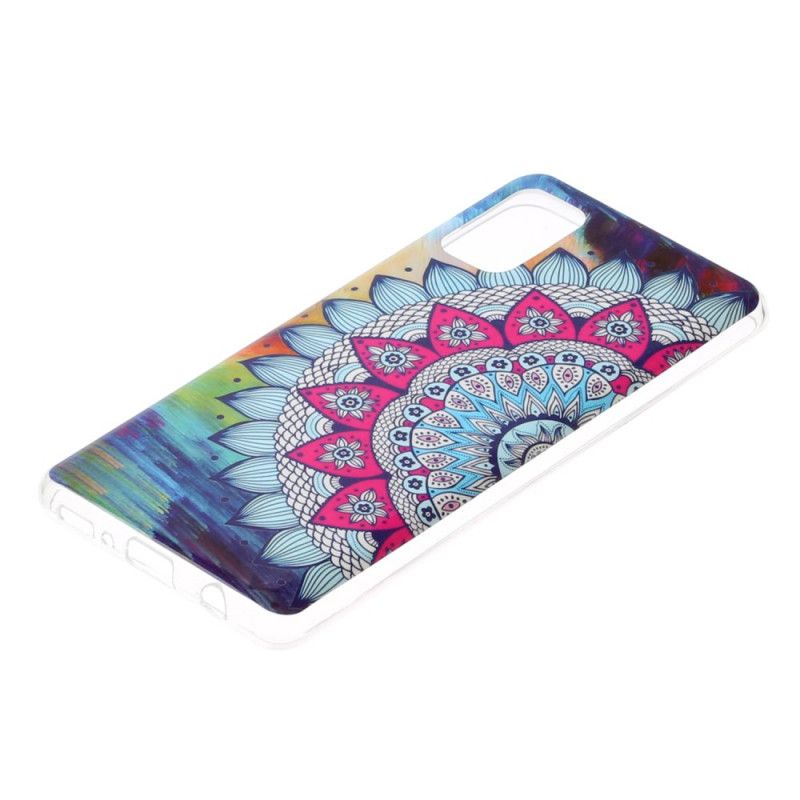 Hoesje Samsung Galaxy A41 Fluorescerende Mandala