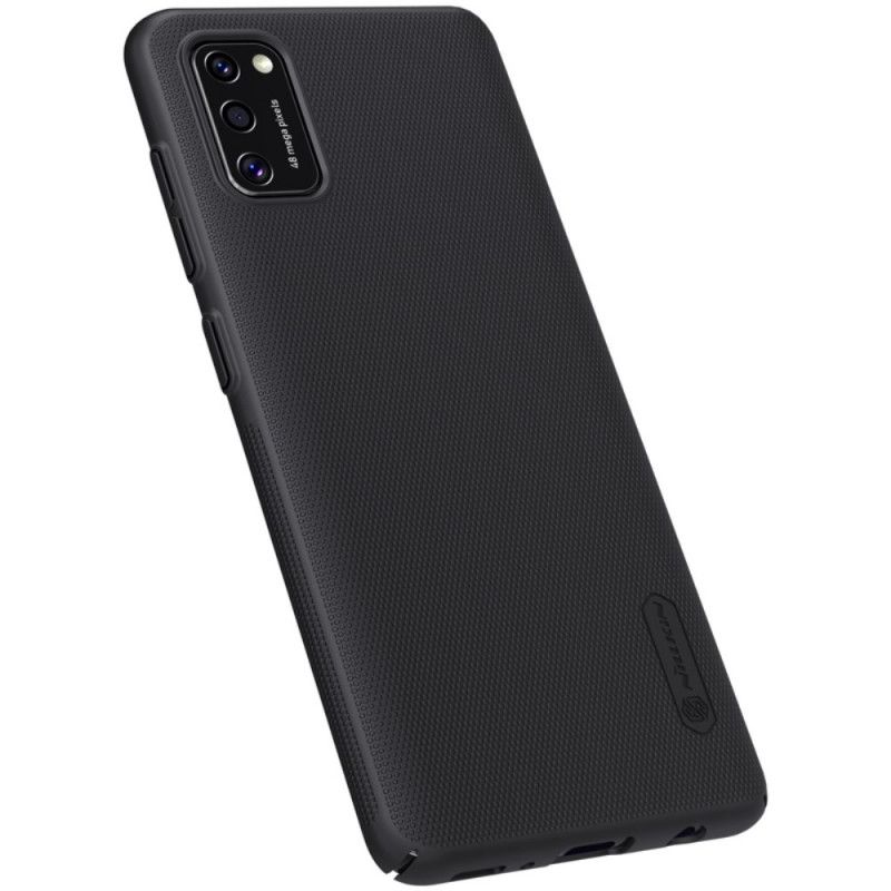 Hoesje Samsung Galaxy A41 Goud Zwart Stijve Frosted Nillkin