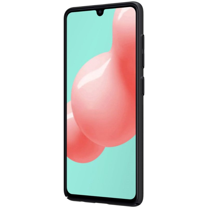 Hoesje Samsung Galaxy A41 Goud Zwart Stijve Frosted Nillkin
