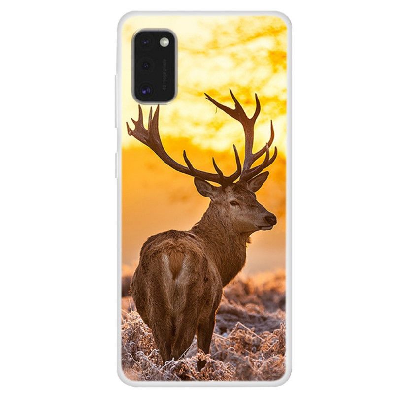 Hoesje Samsung Galaxy A41 Hert En Landschap