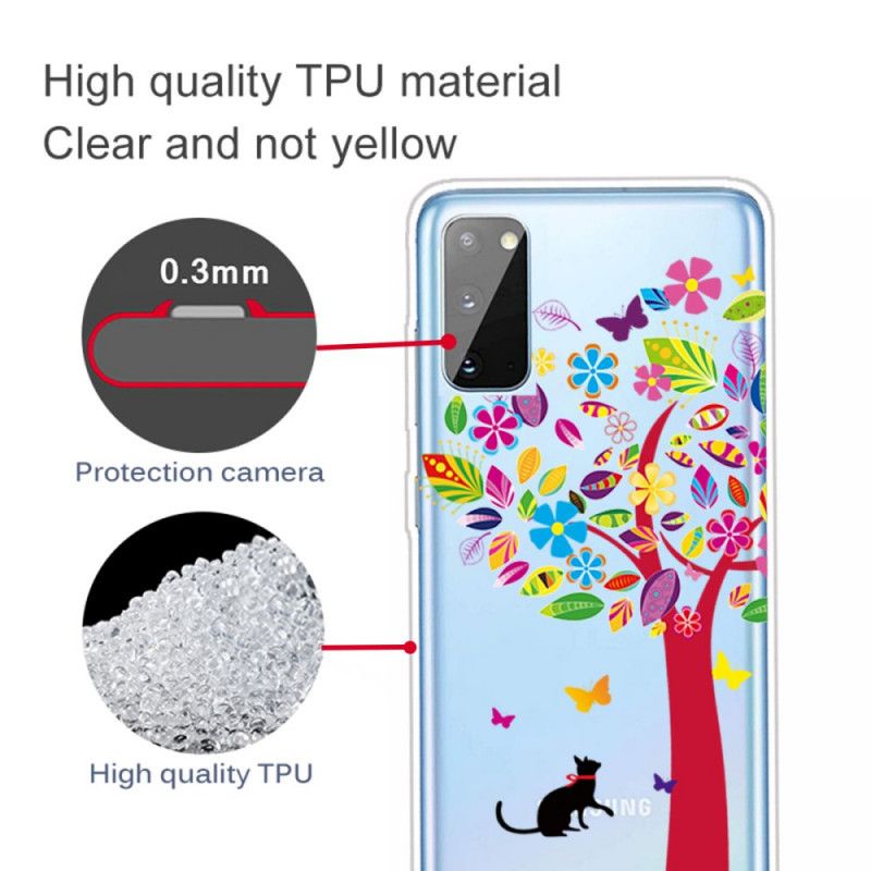 Hoesje Samsung Galaxy A41 Kat Onder De Boom