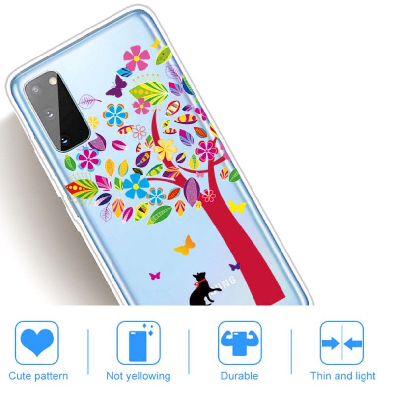 Hoesje Samsung Galaxy A41 Kat Onder De Boom