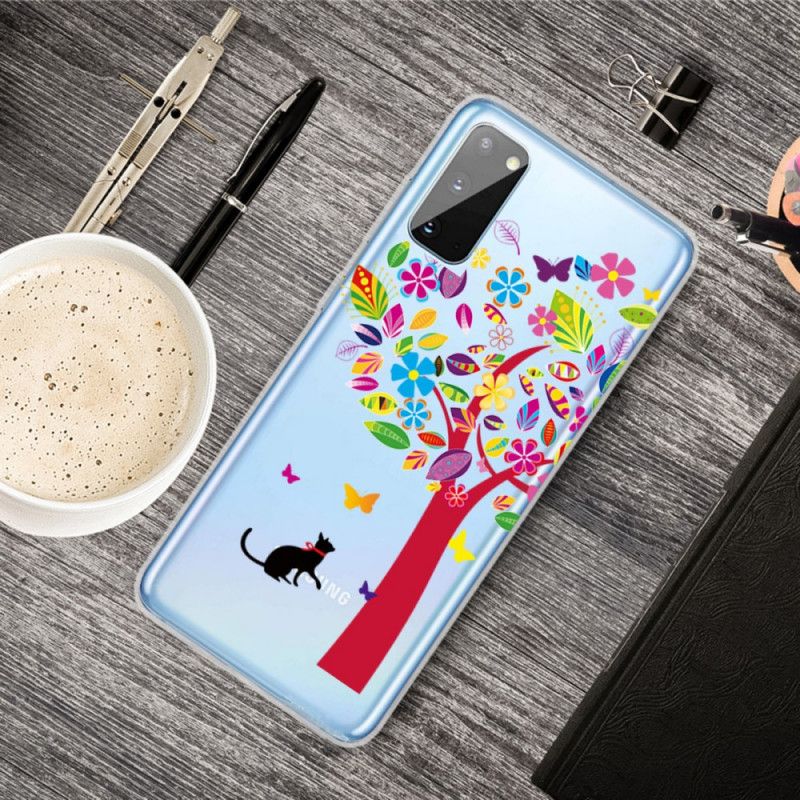 Hoesje Samsung Galaxy A41 Kat Onder De Boom
