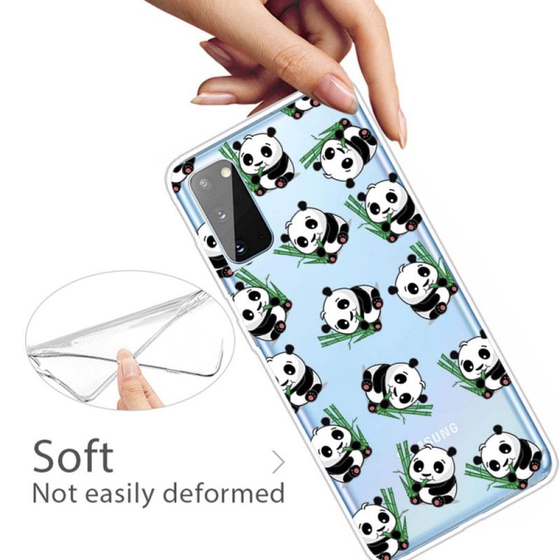 Hoesje Samsung Galaxy A41 Leuke Panda'S