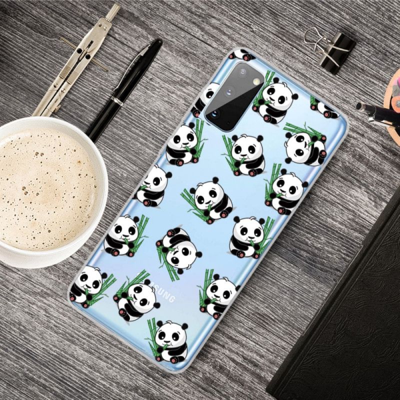 Hoesje Samsung Galaxy A41 Leuke Panda'S