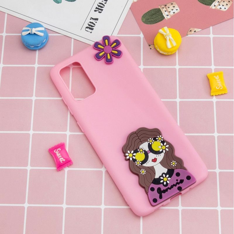 Hoesje voor Samsung Galaxy A41 3D Hippie