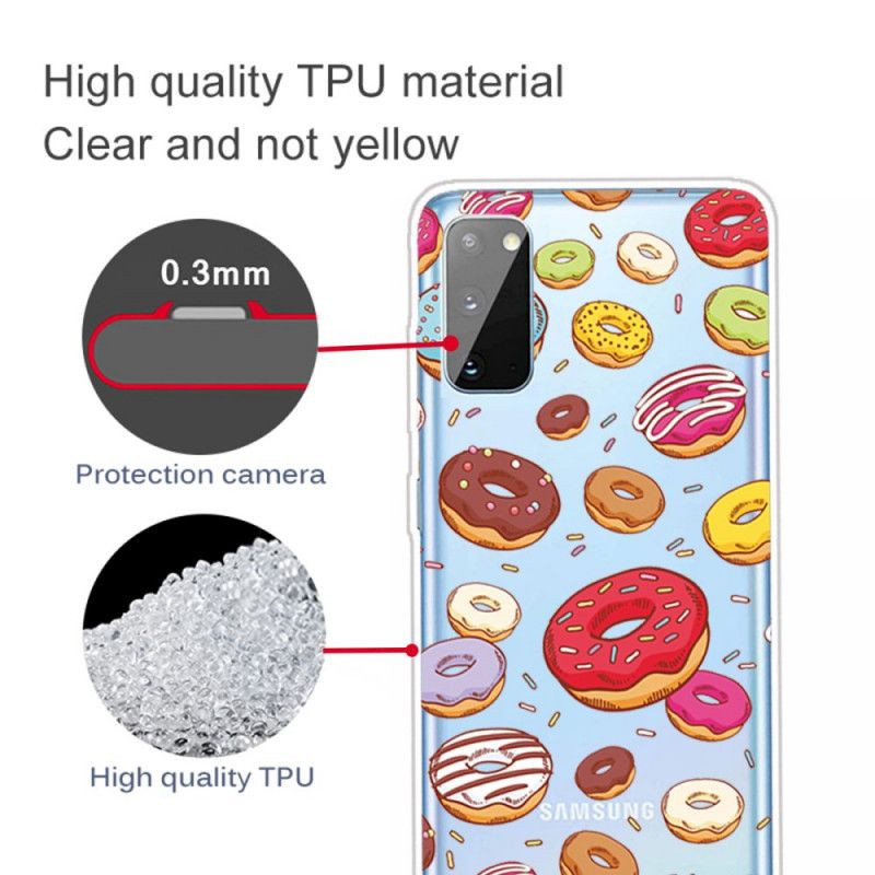 Hoesje voor Samsung Galaxy A41 Hou Van Donuts