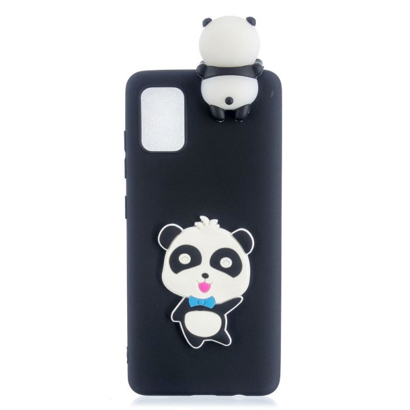 Hoesje voor Samsung Galaxy A41 Rood Waarom Geen 3D Panda