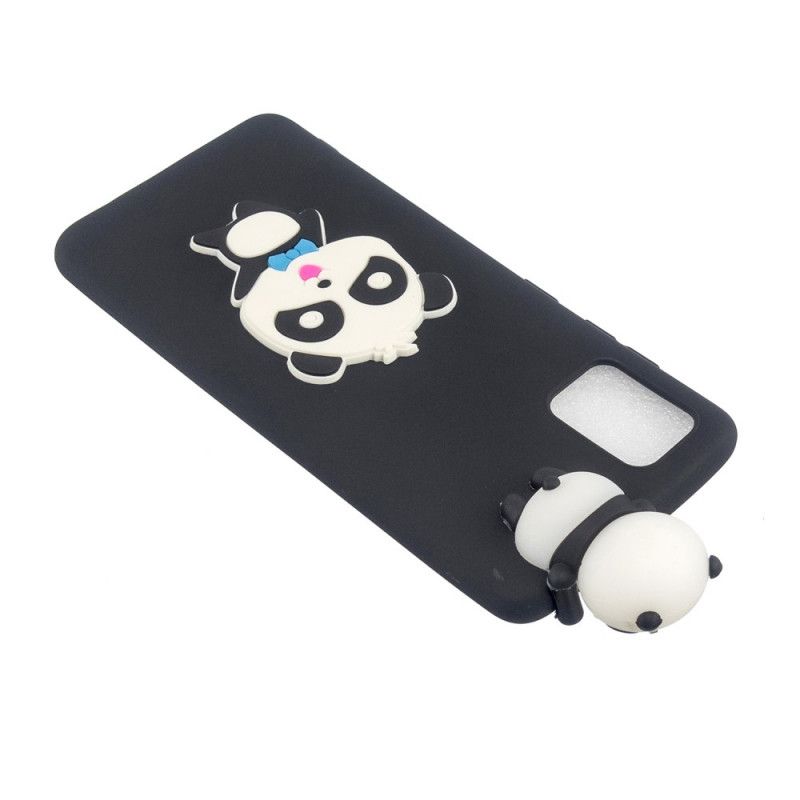 Hoesje voor Samsung Galaxy A41 Rood Waarom Geen 3D Panda