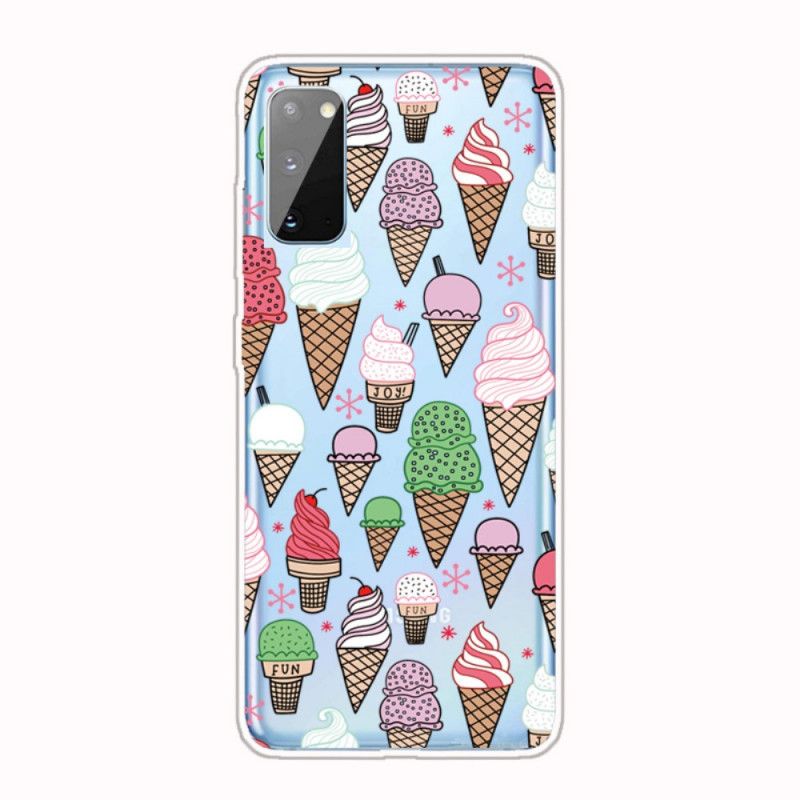 Hoesje voor Samsung Galaxy A41 Roomijs