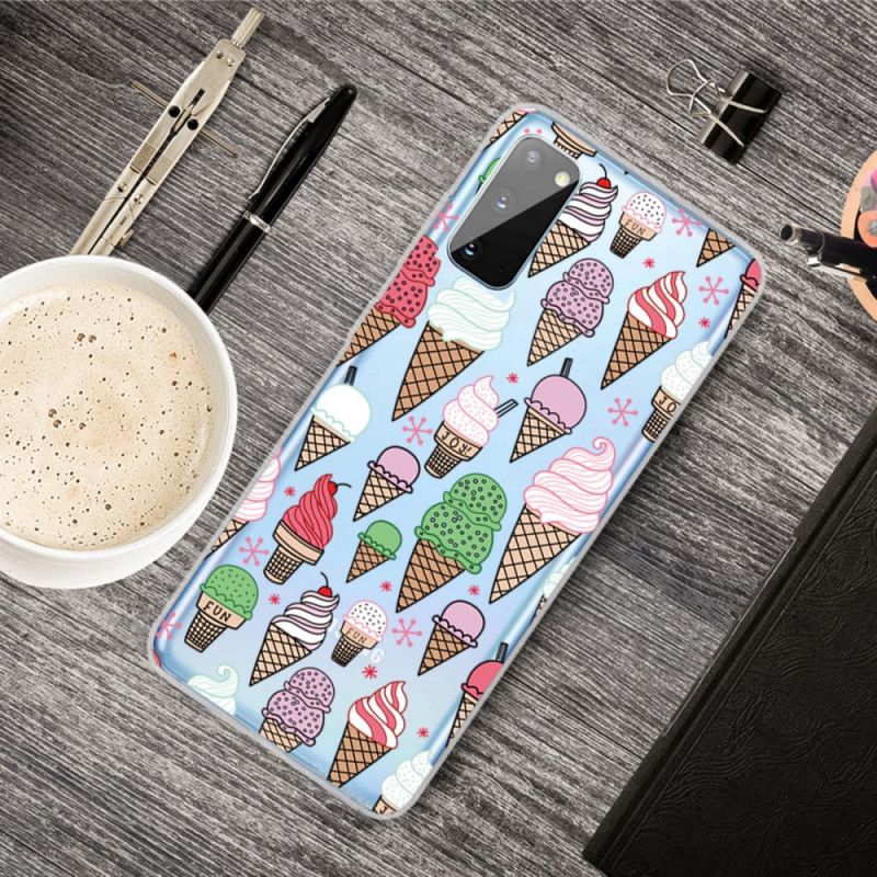 Hoesje voor Samsung Galaxy A41 Roomijs
