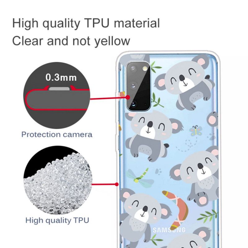 Hoesje voor Samsung Galaxy A41 Schattige Koala'S