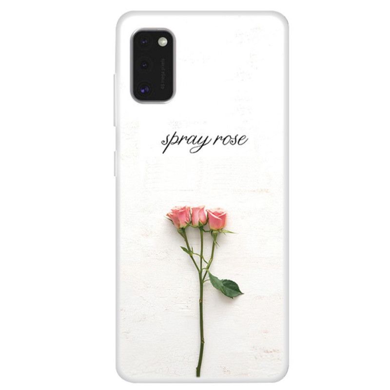 Hoesje voor Samsung Galaxy A41 Trosrozen