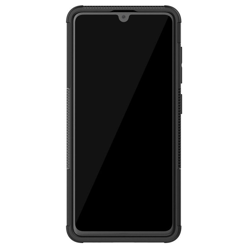 Hoesje voor Samsung Galaxy A41 Wit Zwart Hyperresistent
