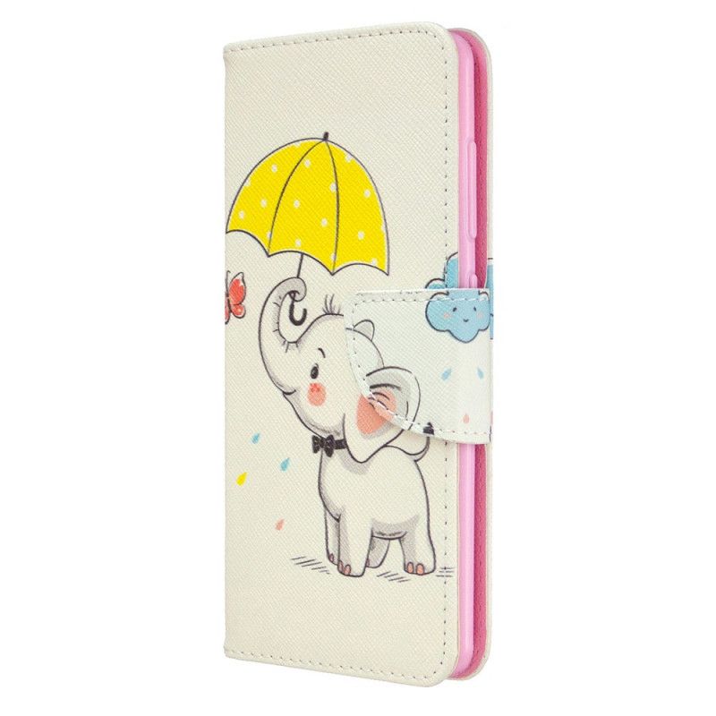 Leren Hoesje Samsung Galaxy A41 Babyolifant