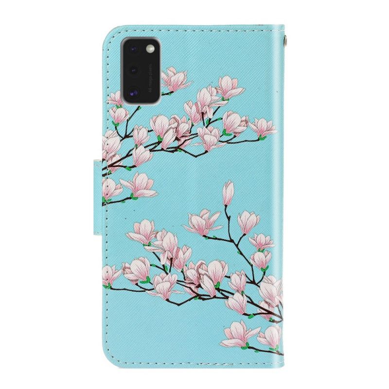 Leren Hoesje Samsung Galaxy A41 Stringstruik