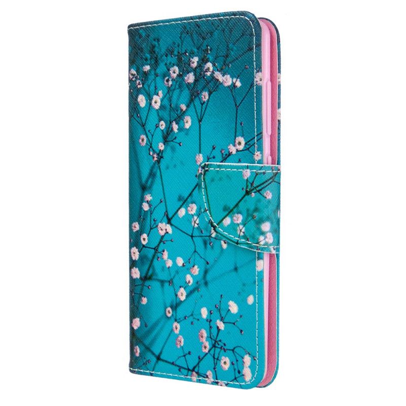 Leren Hoesje voor Samsung Galaxy A41 Bloeiende Boom