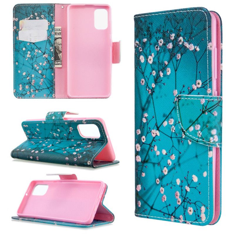 Leren Hoesje voor Samsung Galaxy A41 Bloeiende Boom