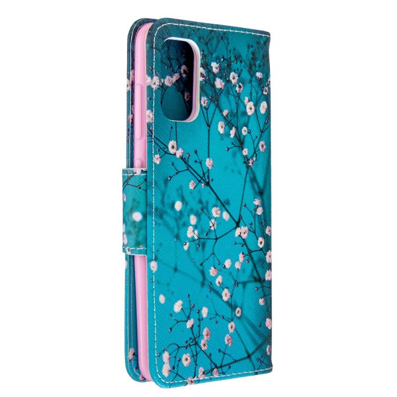 Leren Hoesje voor Samsung Galaxy A41 Bloeiende Boom