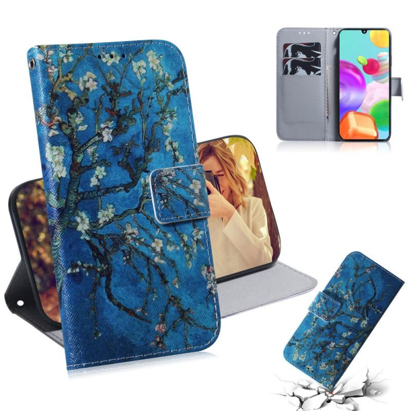 Leren Hoesje voor Samsung Galaxy A41 Bloeiende Boomtak