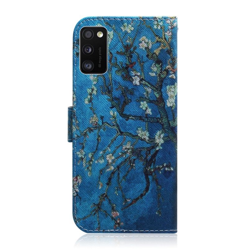 Leren Hoesje voor Samsung Galaxy A41 Bloeiende Boomtak