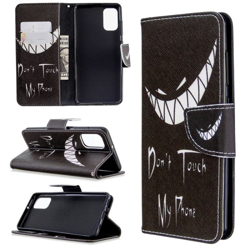 Leren Hoesje voor Samsung Galaxy A41 Duivelse Telefoon