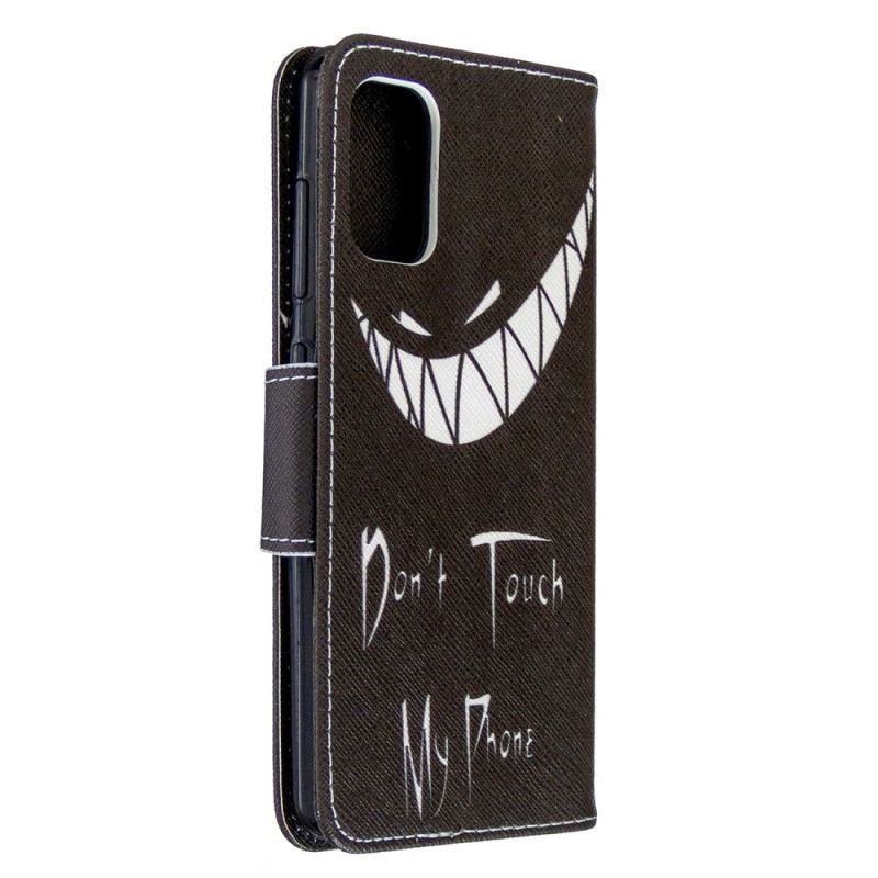 Leren Hoesje voor Samsung Galaxy A41 Duivelse Telefoon
