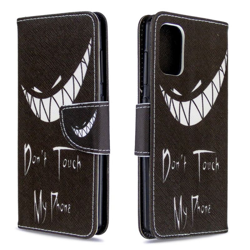 Leren Hoesje voor Samsung Galaxy A41 Duivelse Telefoon