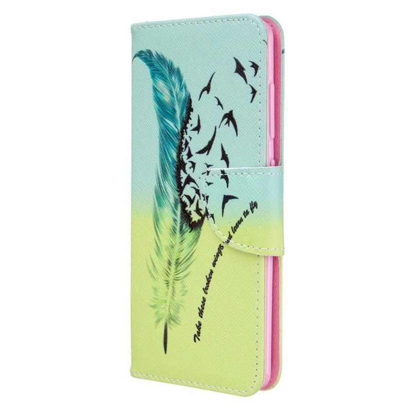 Leren Hoesje voor Samsung Galaxy A41 Leren Vliegen