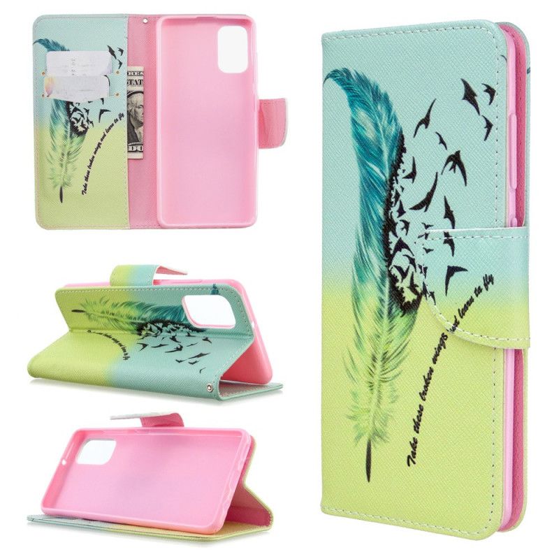 Leren Hoesje voor Samsung Galaxy A41 Leren Vliegen