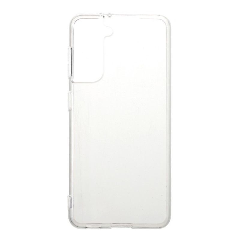 Case Hoesje Samsung Galaxy S21 5G Telefoonhoesje Eenvoudig Transparant