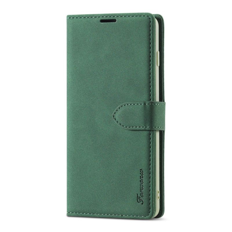 Leren Hoesje voor Samsung Galaxy S21 5G Groen Zwart Voor Imitatieleer