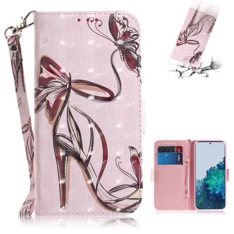 Leren Hoesje voor Samsung Galaxy S21 5G Riempomp