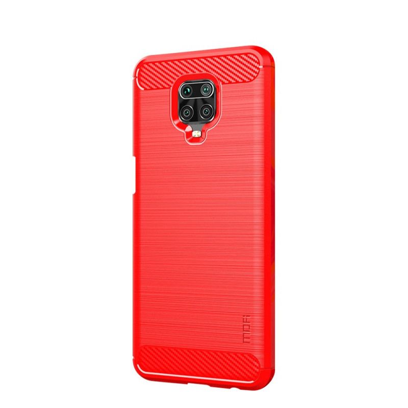 Case Hoesje Xiaomi Redmi Note 9S / Note 9 Pro Grijs Zwart Telefoonhoesje Geborsteld Mofi