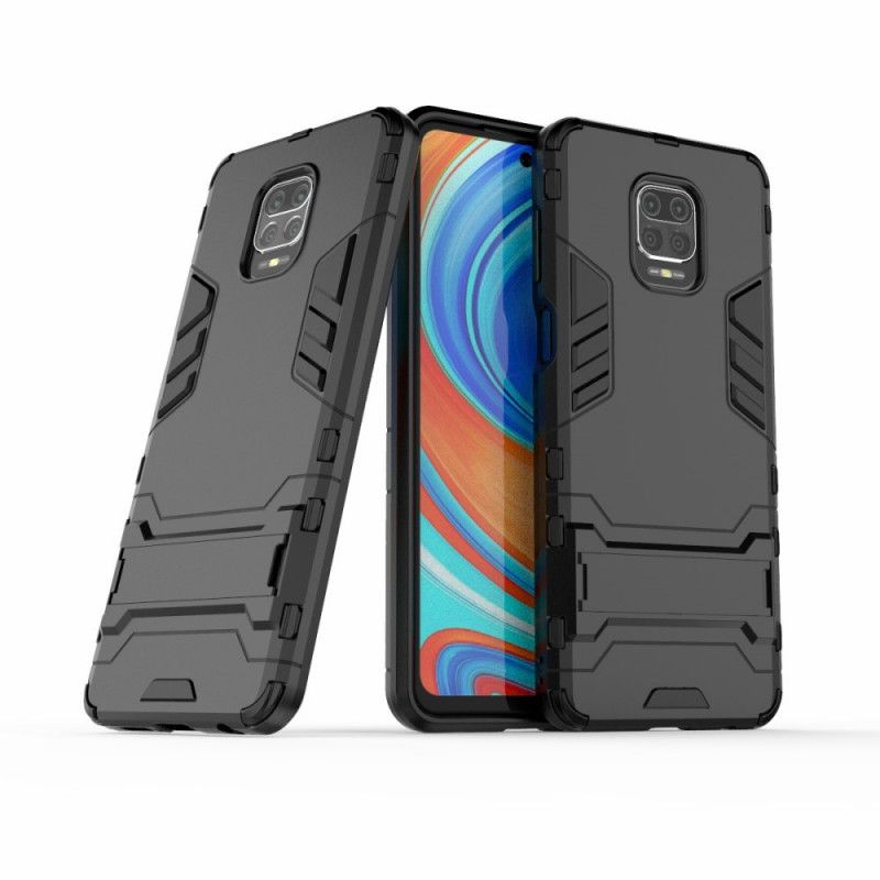 Hoesje voor Xiaomi Redmi Note 9S / Note 9 Pro Rood Zwart Ultrabestendig