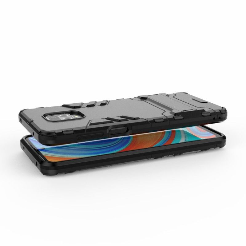Hoesje voor Xiaomi Redmi Note 9S / Note 9 Pro Rood Zwart Ultrabestendig