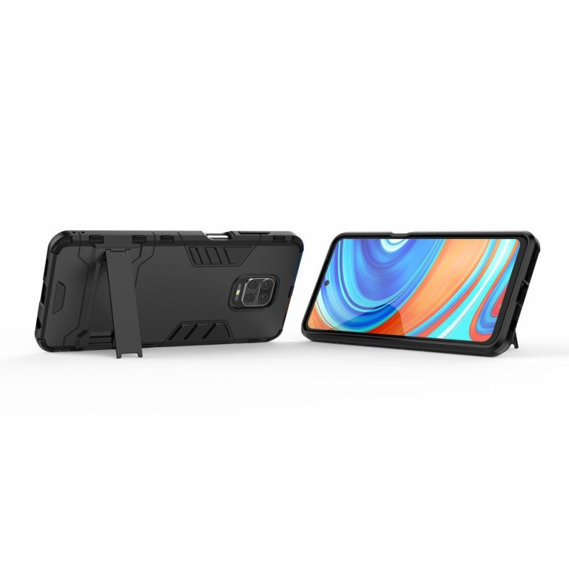 Hoesje voor Xiaomi Redmi Note 9S / Note 9 Pro Rood Zwart Ultrabestendig