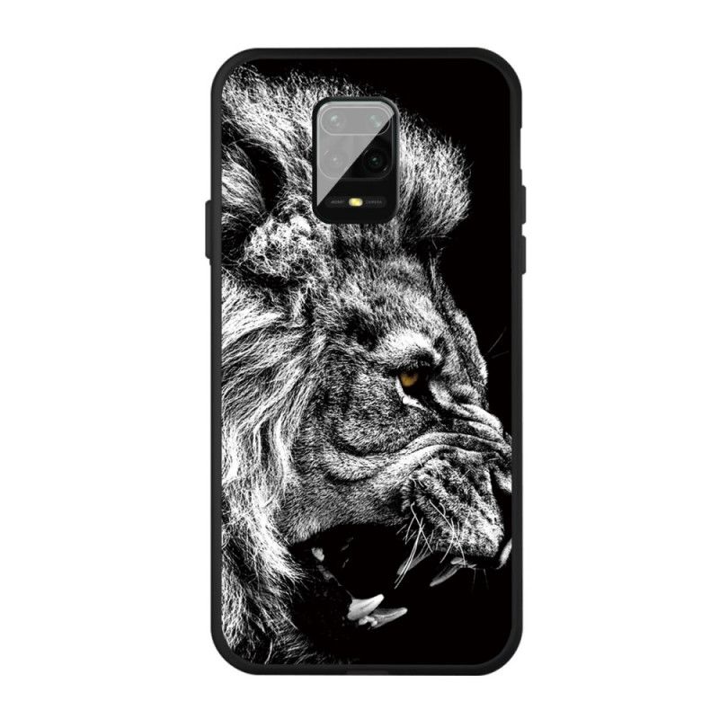 Hoesje voor Xiaomi Redmi Note 9S / Note 9 Pro Woeste Leeuw