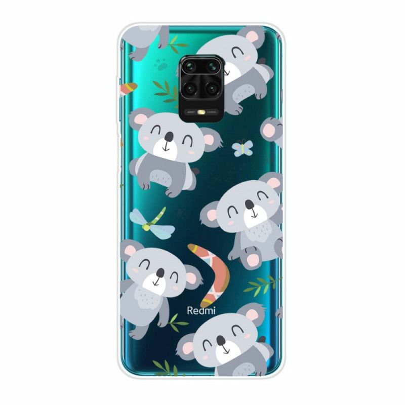 Hoesje Xiaomi Redmi Note 9S / Note 9 Pro Kleine Grijze Panda'S