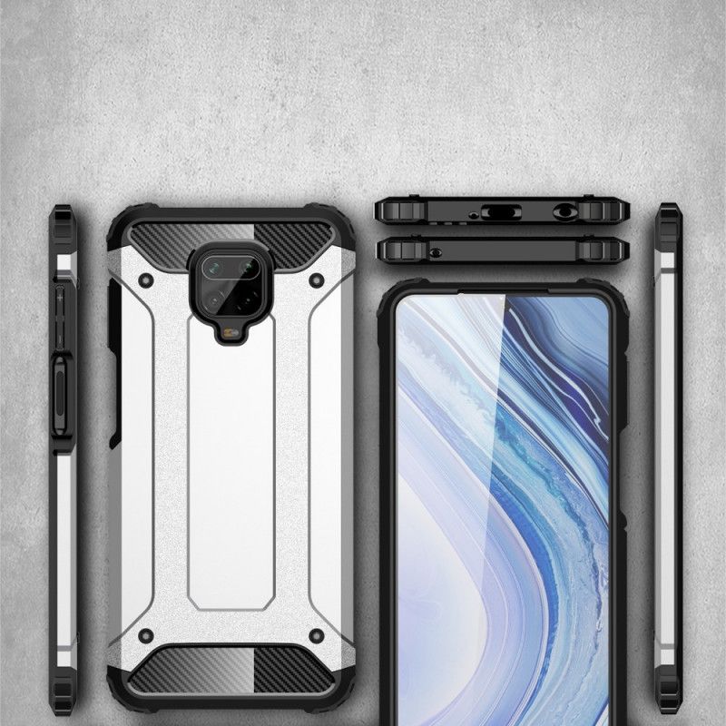Hoesje Xiaomi Redmi Note 9S / Note 9 Pro Rood Zwart Overlevende